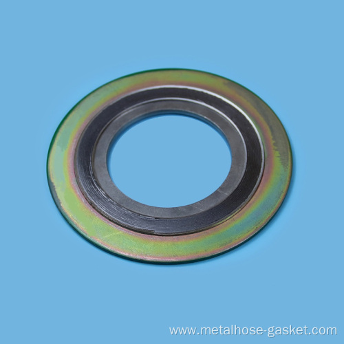 Inner and outer ring wound gasket